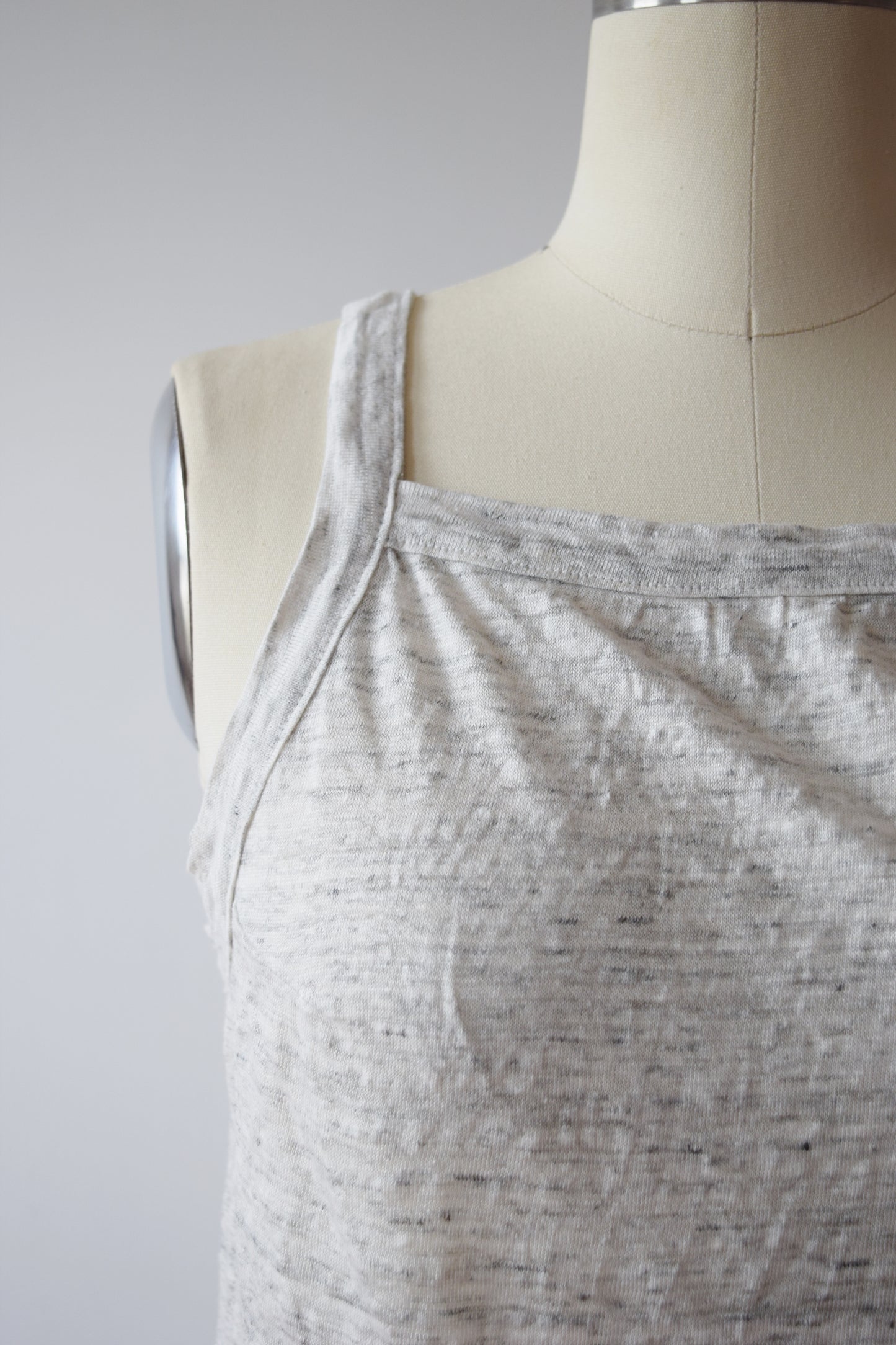 Knit Linen Cropped Tank | Modern | M/L