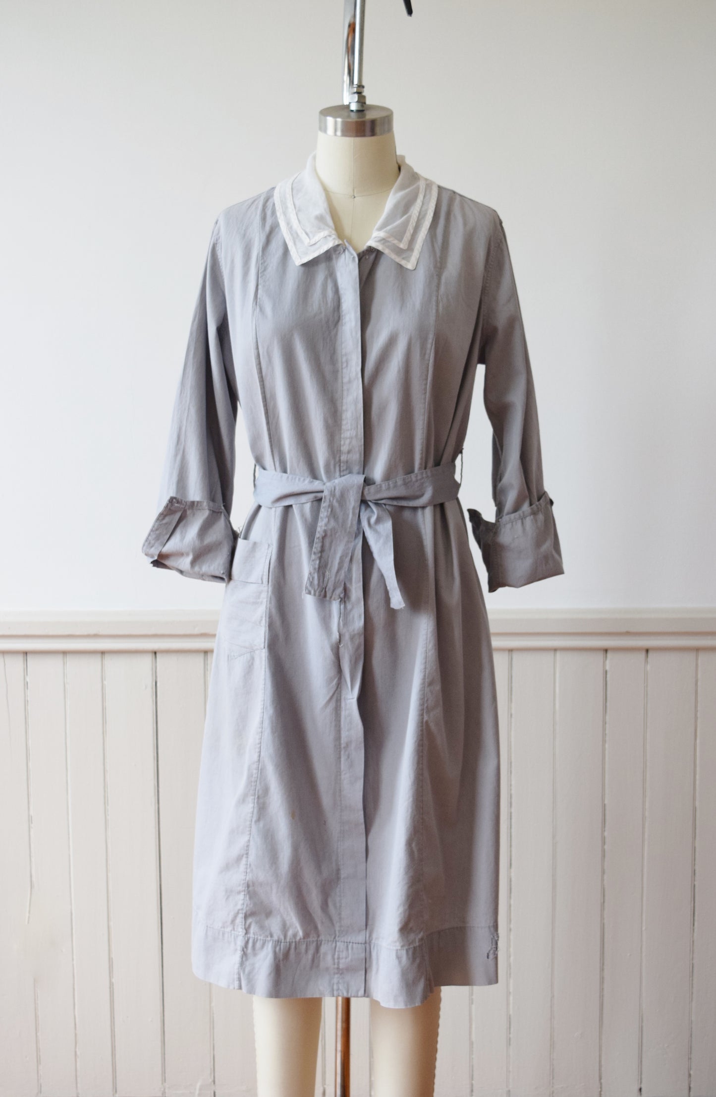 1920s Domestic Worker’s Lavender Smock Dress