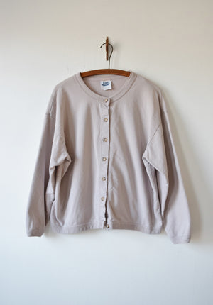 Lavender Cotton Knit Top | M