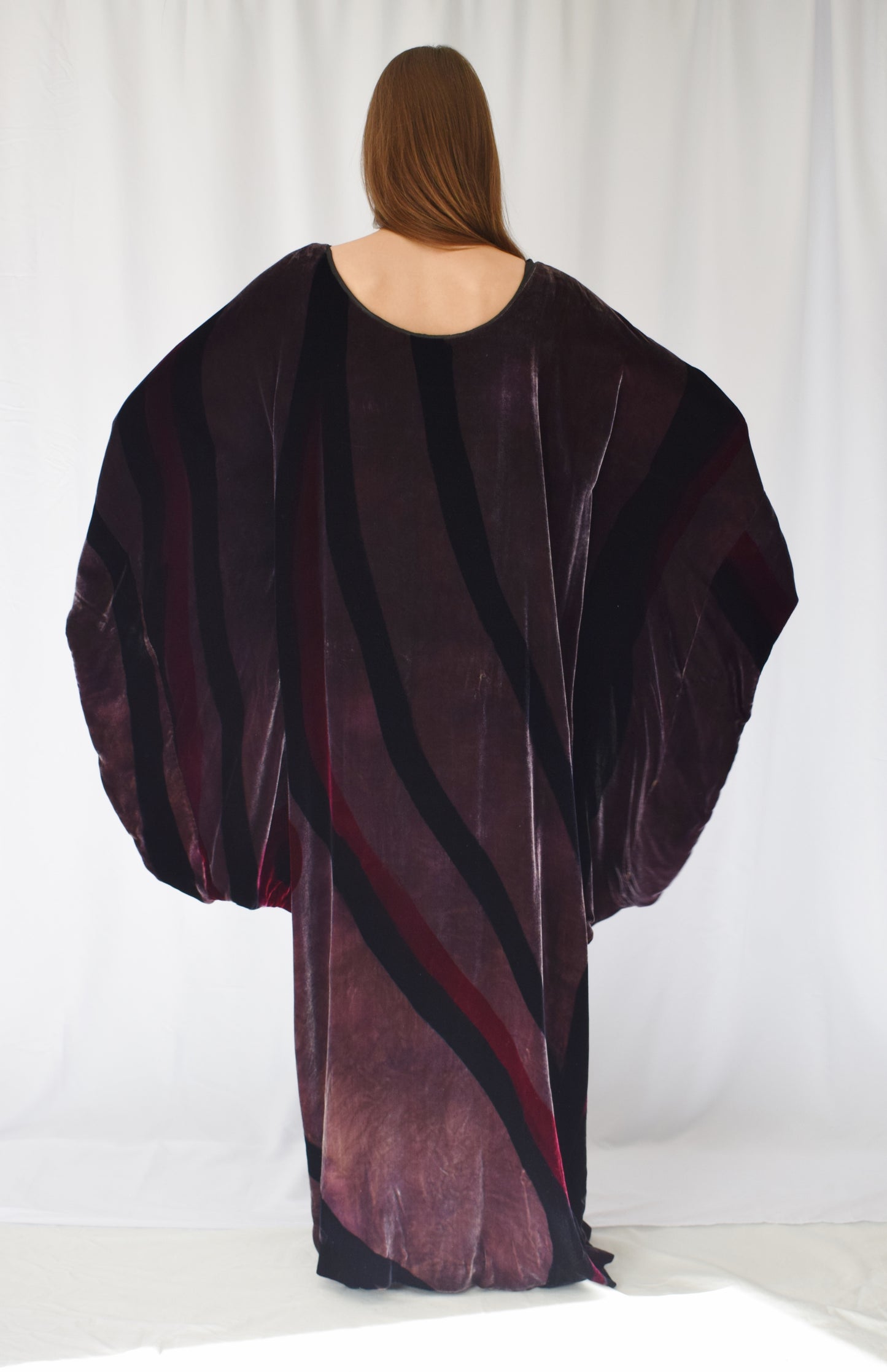 Vintage Velvet Caftan Gown | OS