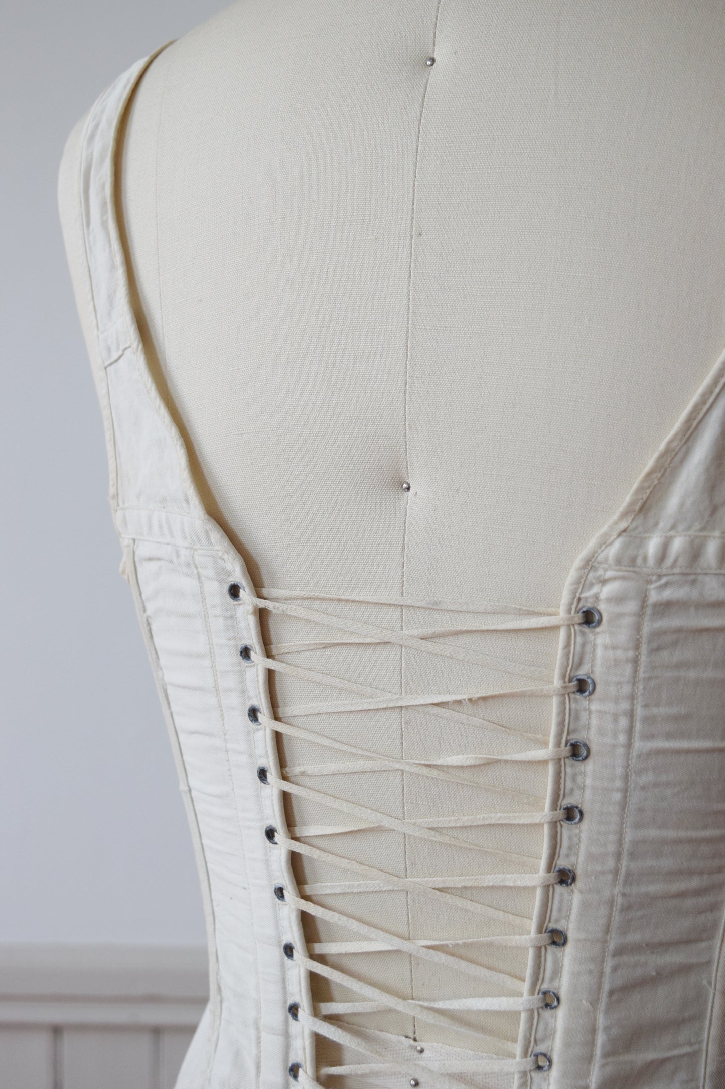 Antique Edwardian Era Corset Waist by Ferris Bros. | XXS-XS