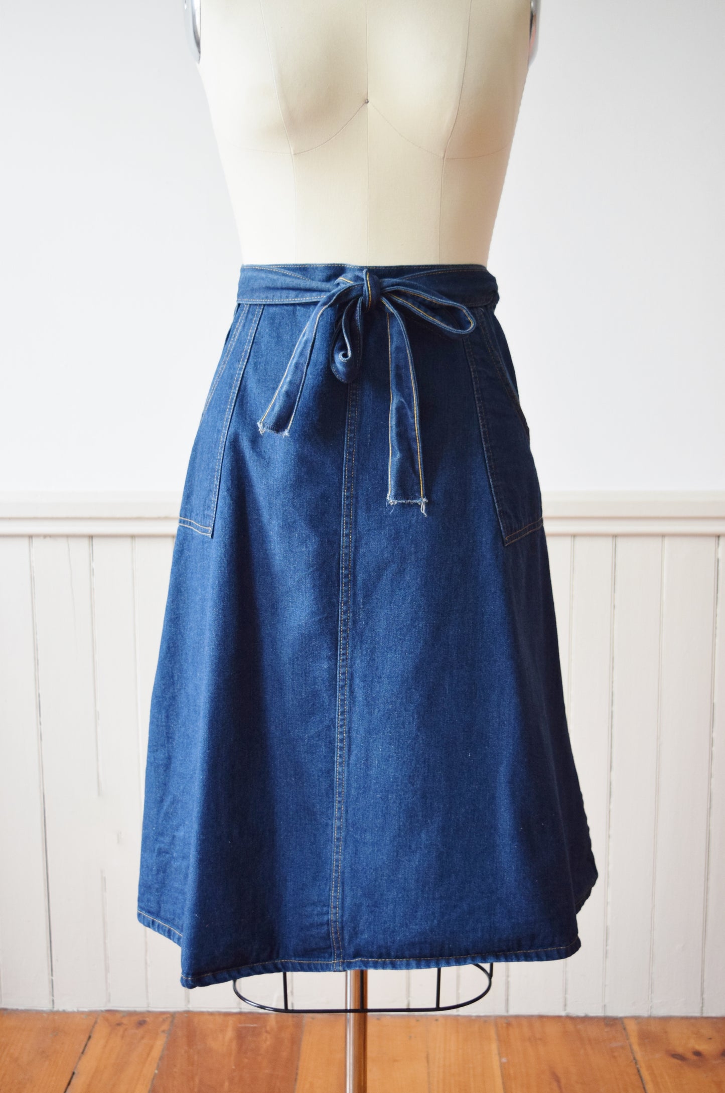 The Denim Wrap Skirt | M/L