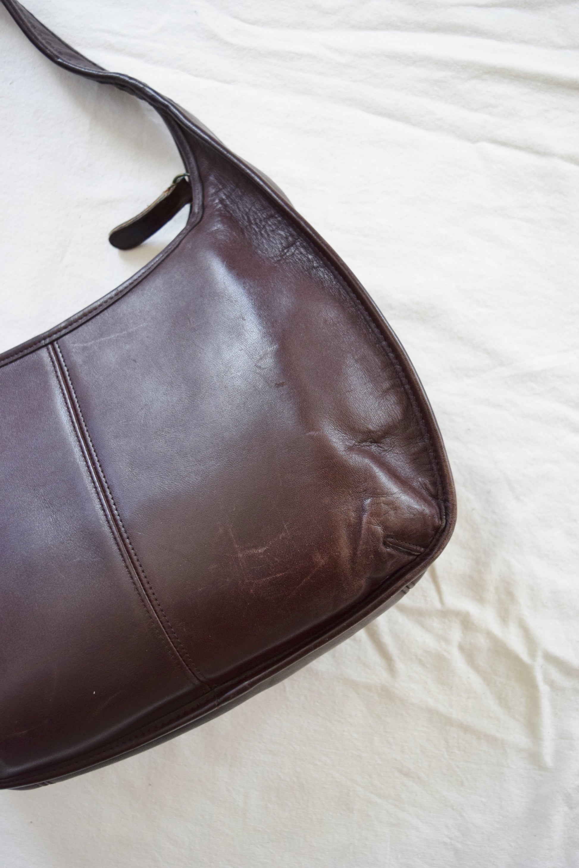 Rare Color Vintage Coach Ergo Leather Hobo Shoulder Handbag 9033