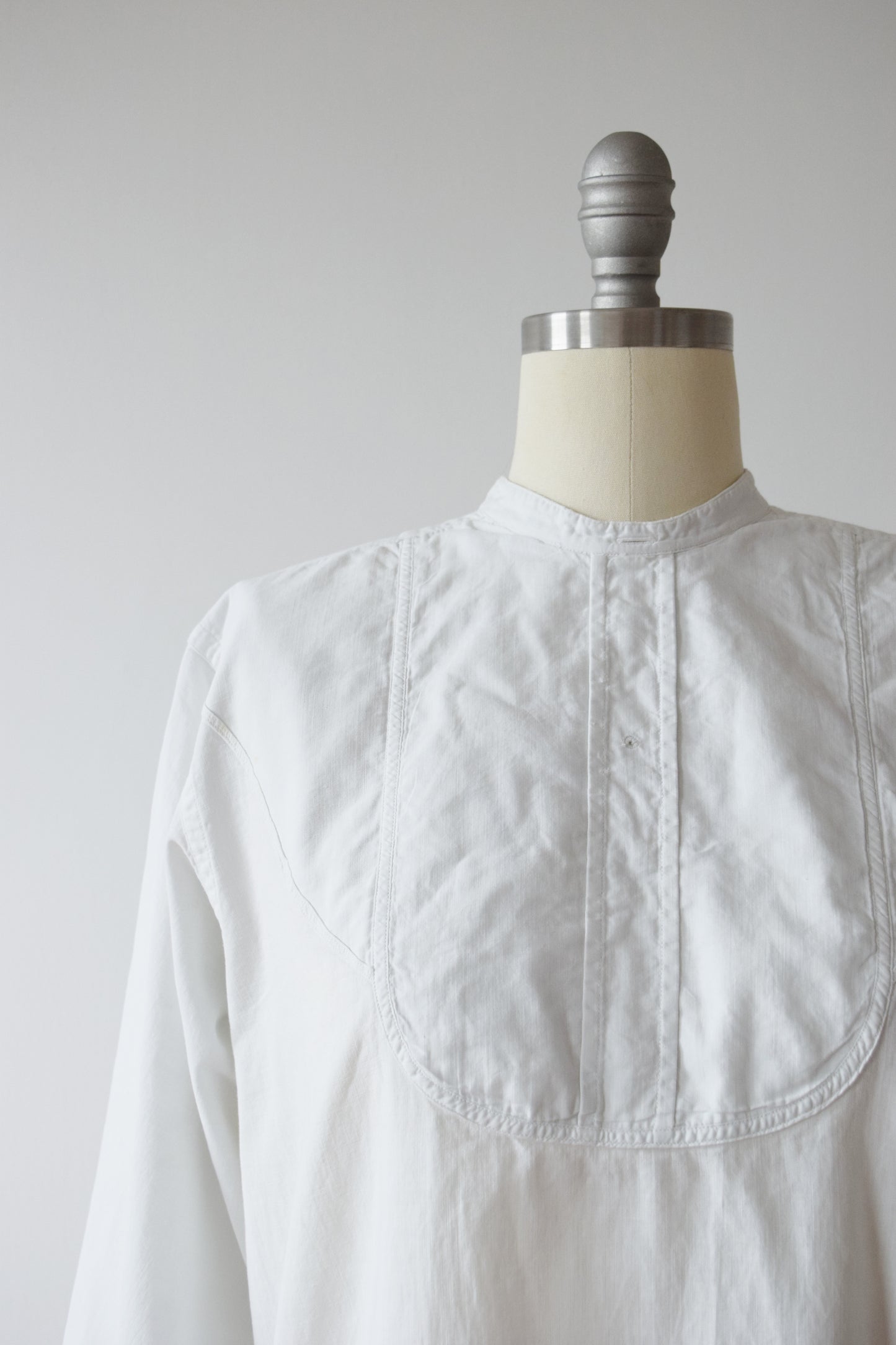Antique Edwardian Men's Dress Shirt | S-L