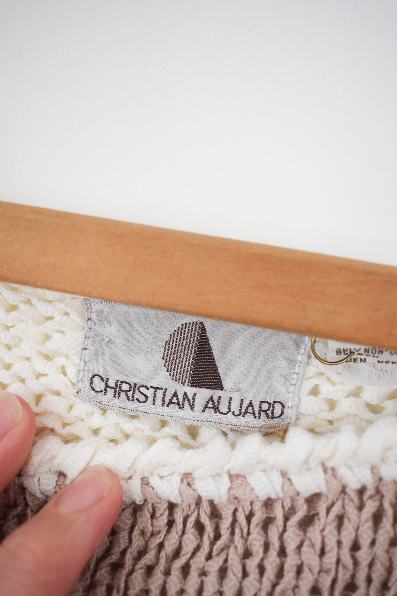 Christian Aujard Colorblock Knit Top | XS-S