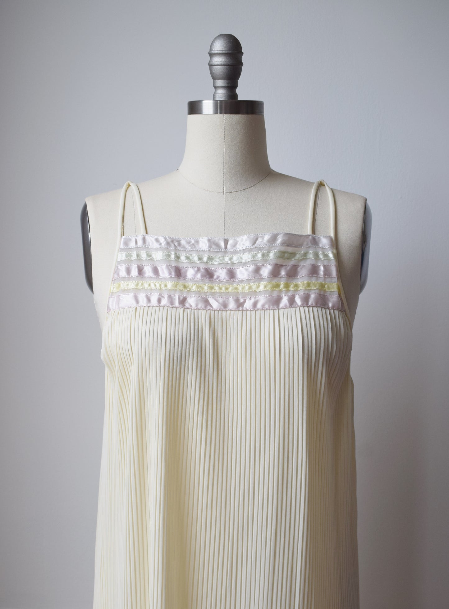 Vintage Micro Pleat Nap Dress | S/M