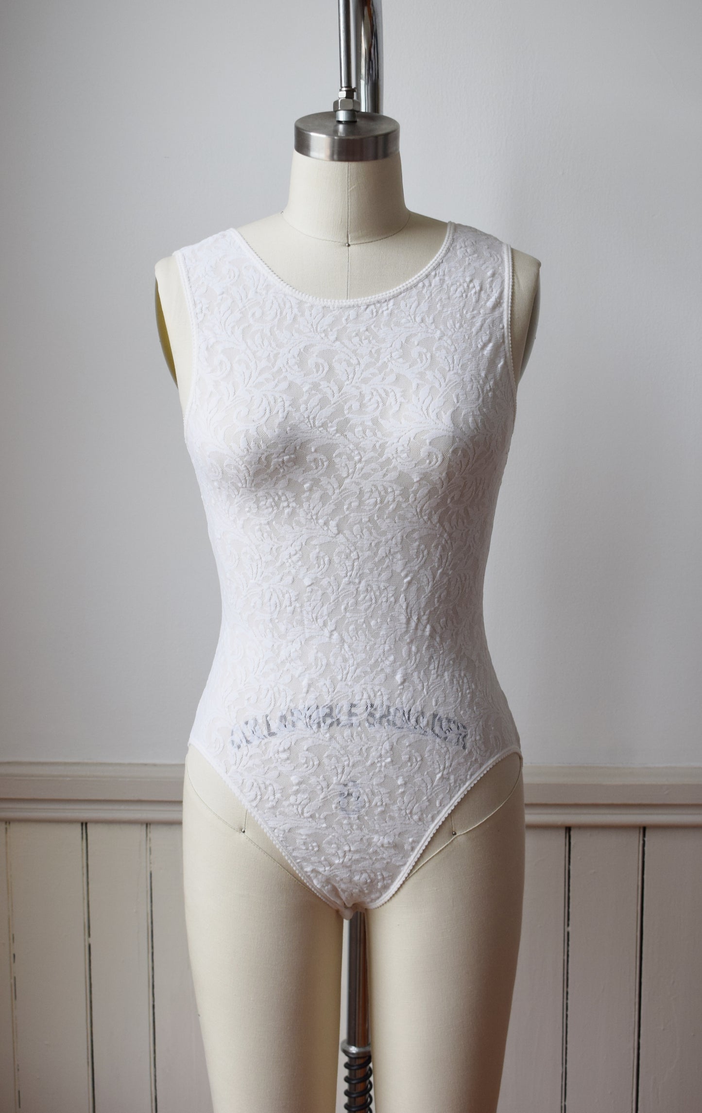 1990s Calvin Klein Lace Bodysuit | XS/S