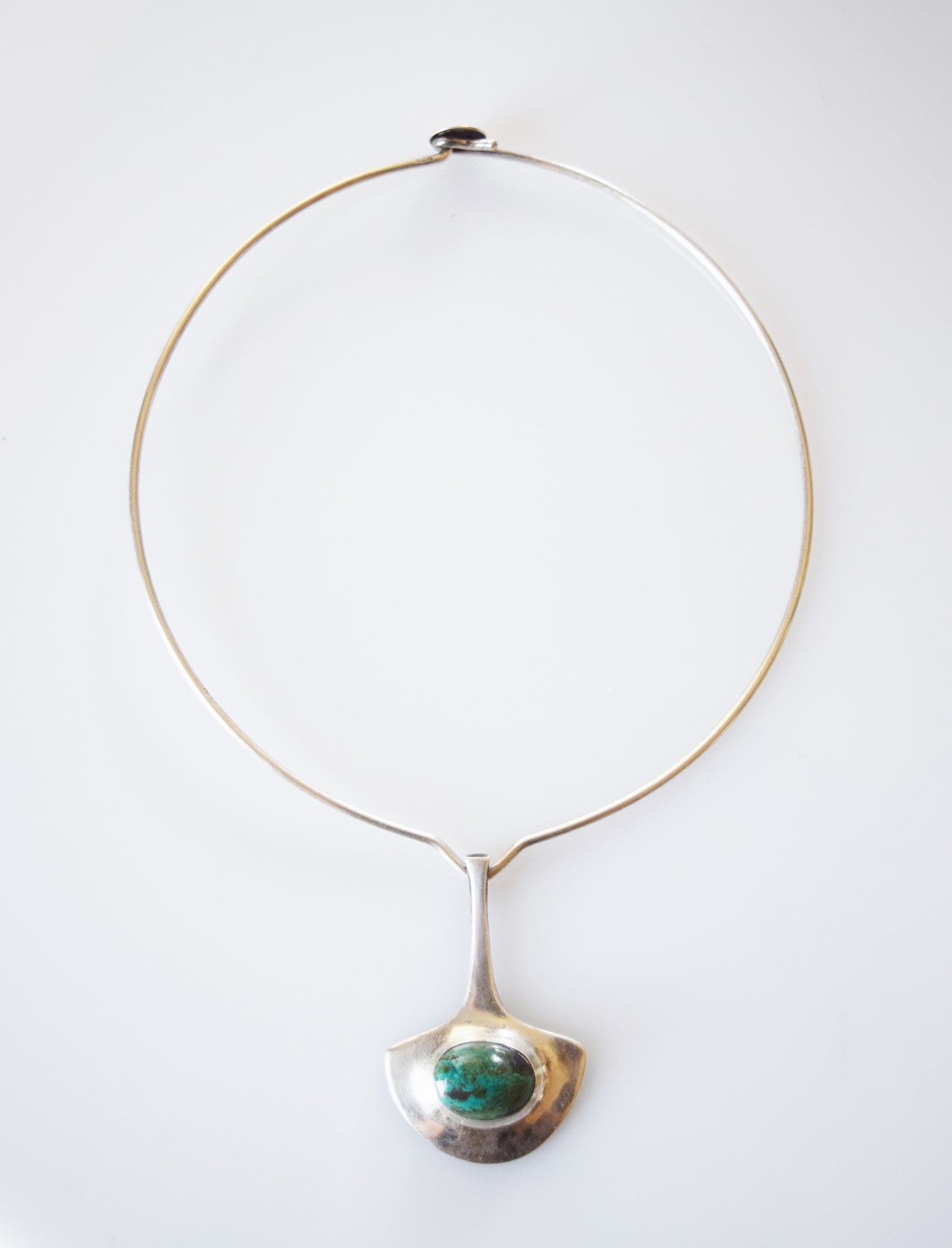 Vintage Silver and Eilat Modernist Necklace