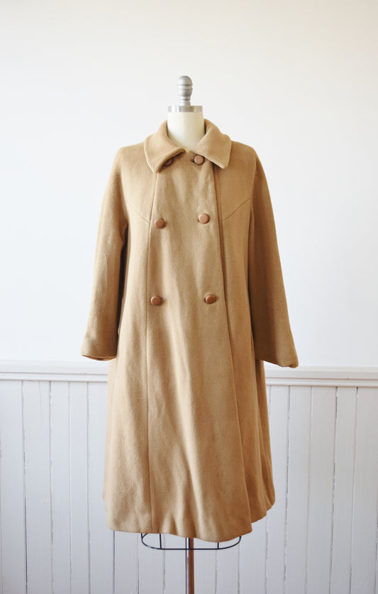 Cashmere Swing Coat | M