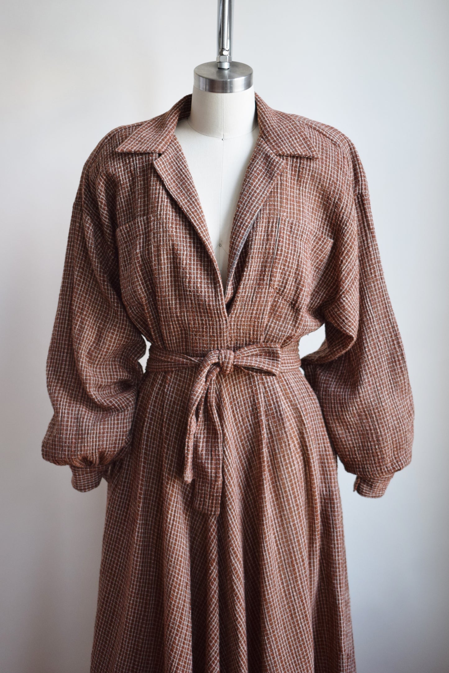 Vintage Norma Kamali Bishop Sleeve Dress | XS