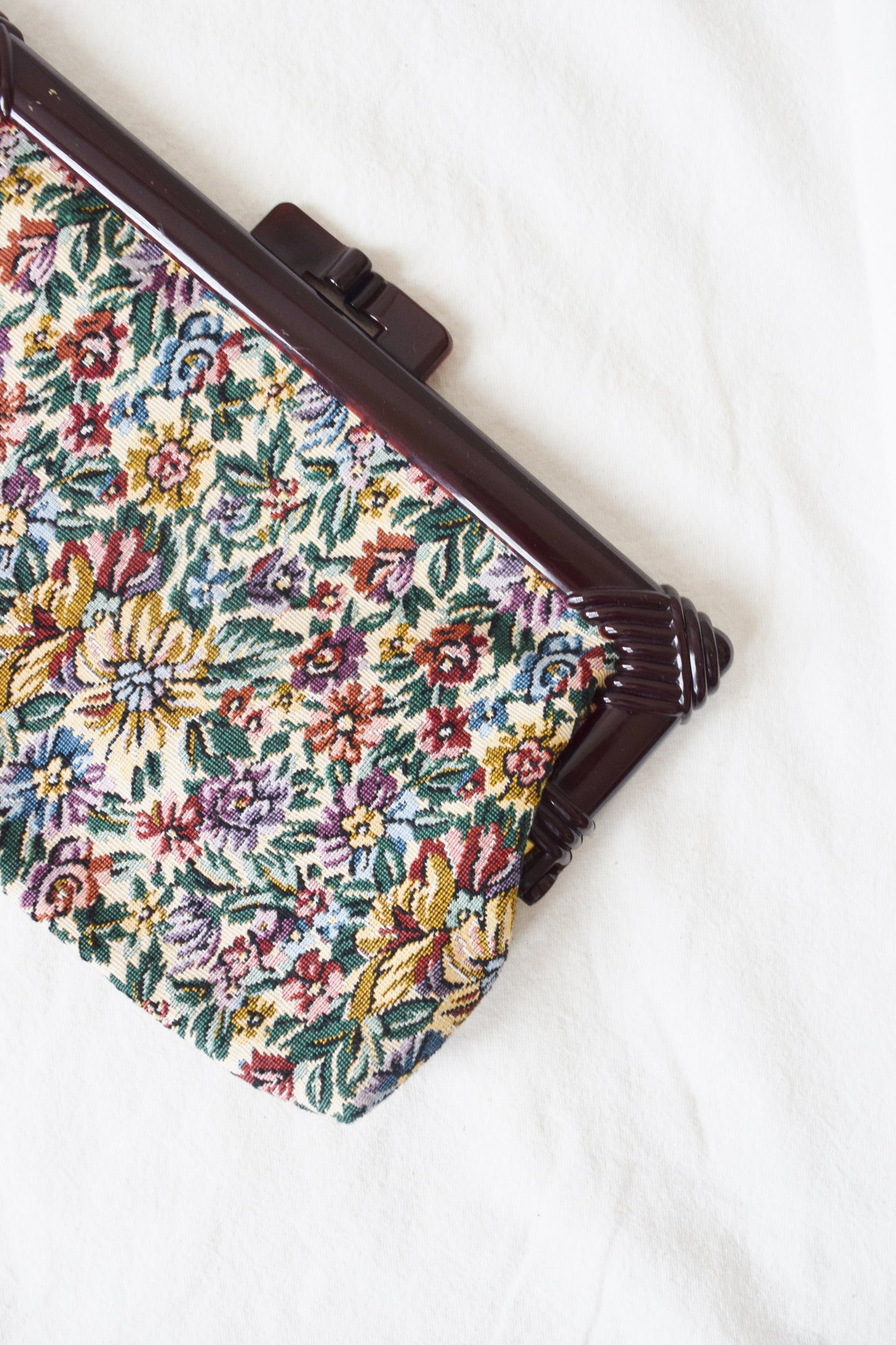 1970s Tapestry Fabric Clutch
