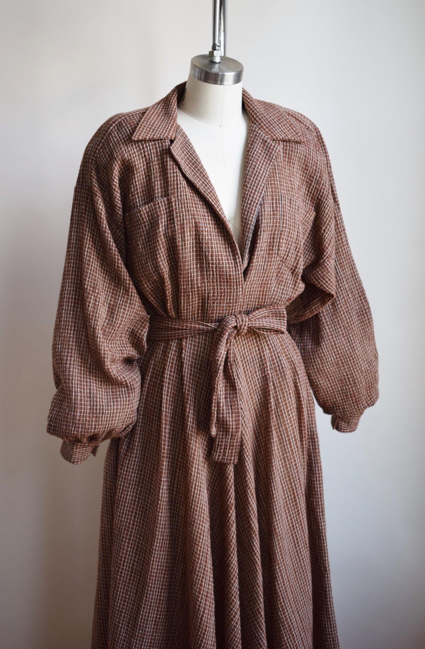 Vintage Norma Kamali Bishop Sleeve Dress | XS