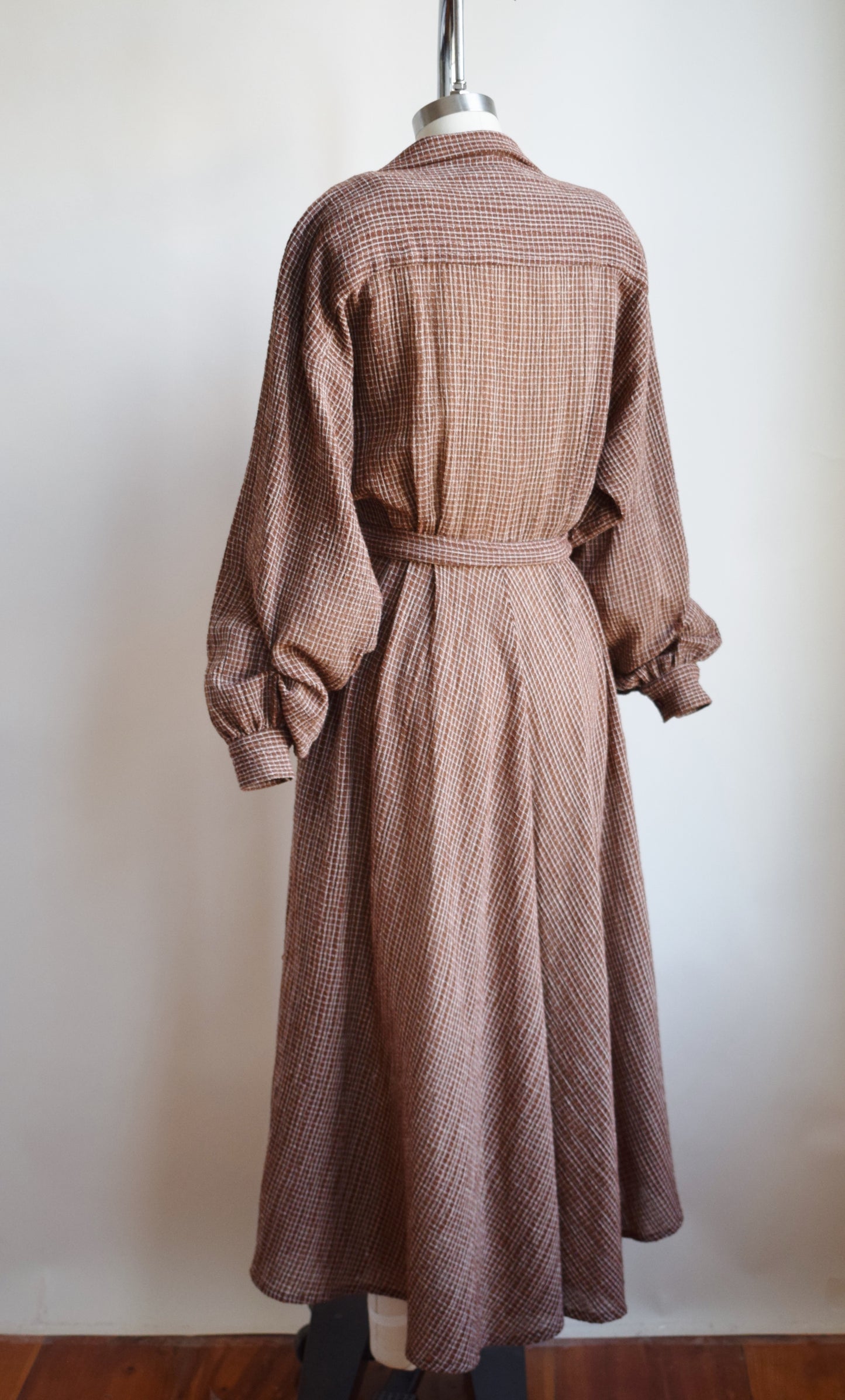 Vintage Norma Kamali Bishop Sleeve Dress | XS