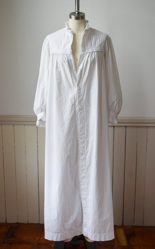 Antique Edwardian Nap Dress | S/M