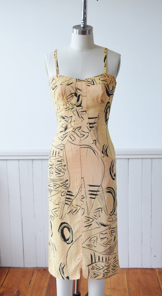 A Very Sleek Dress by Betty Barclay | 1980s | XS