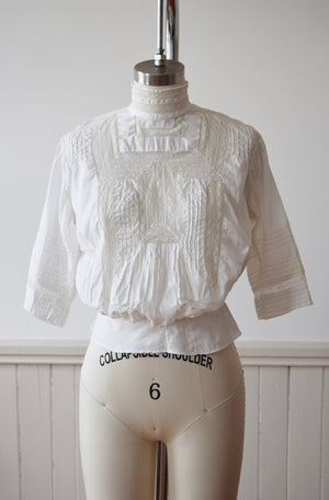 Antique Victorian Blouse | 1900s | XS