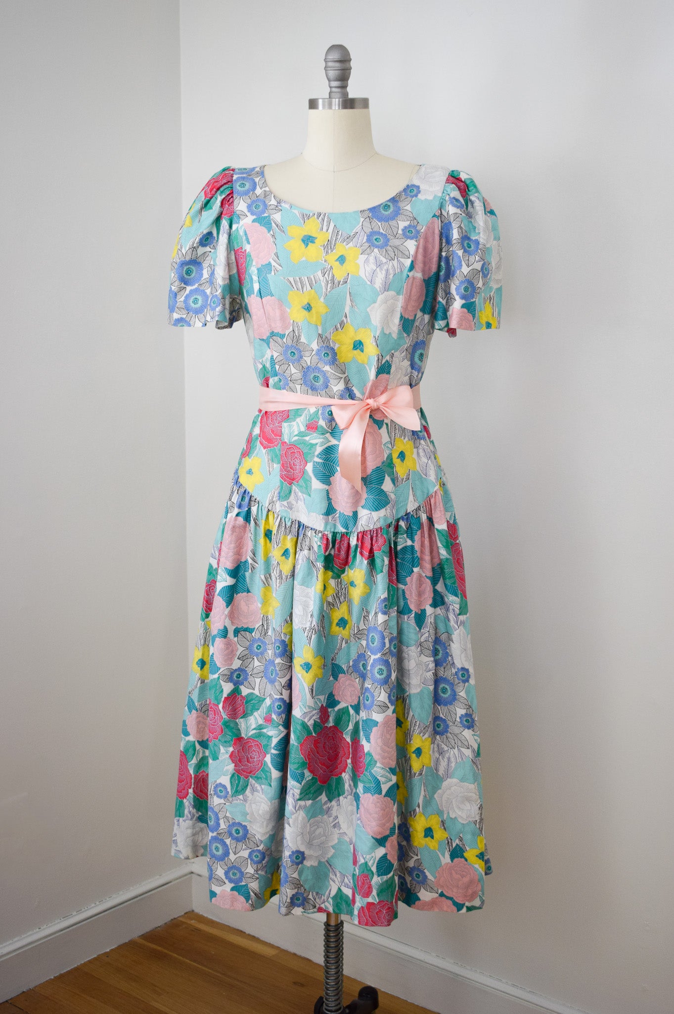 Belle France Floral Print Dress | M