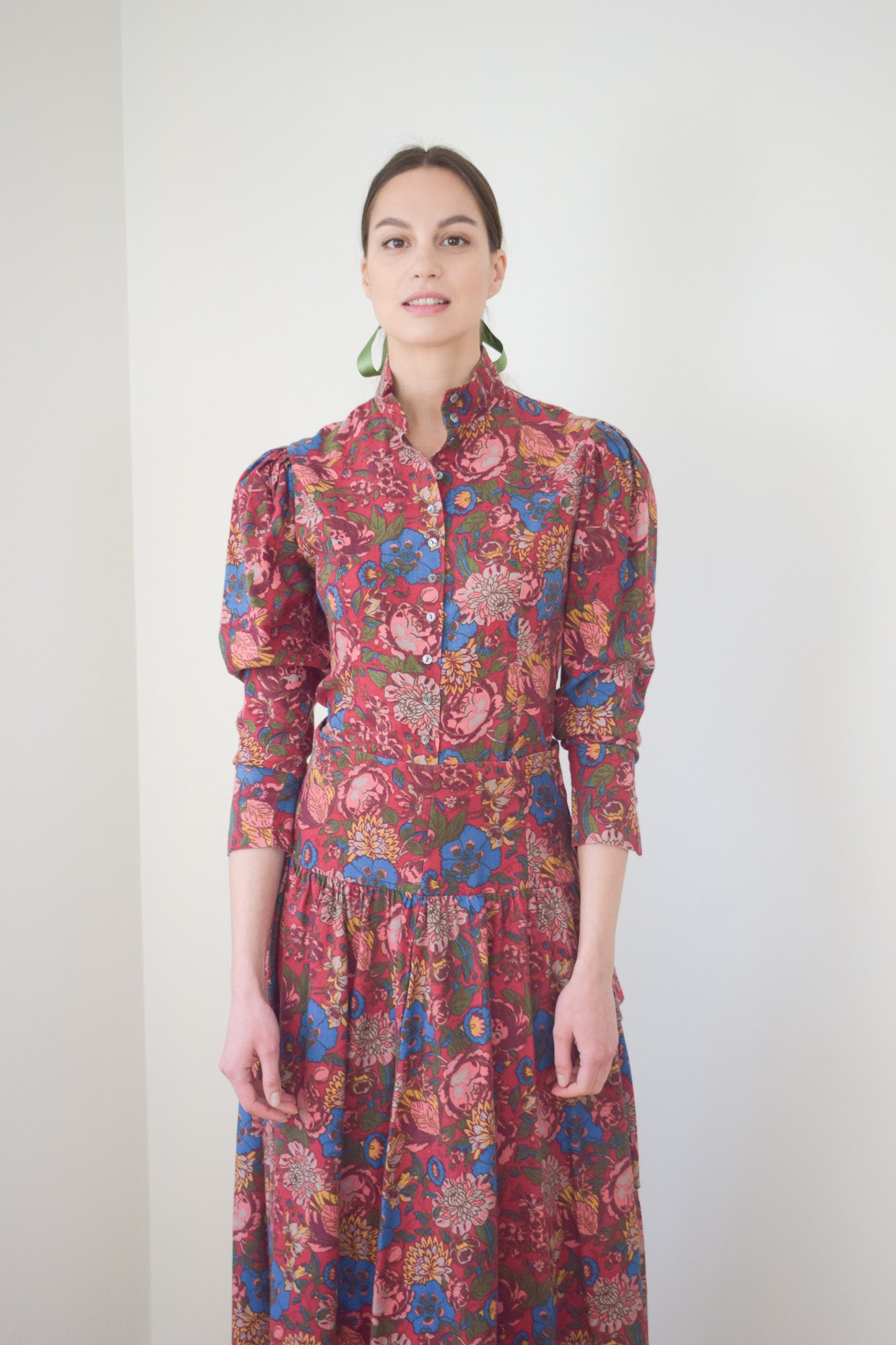 Laura Ashley Floral Print Dress Set | S