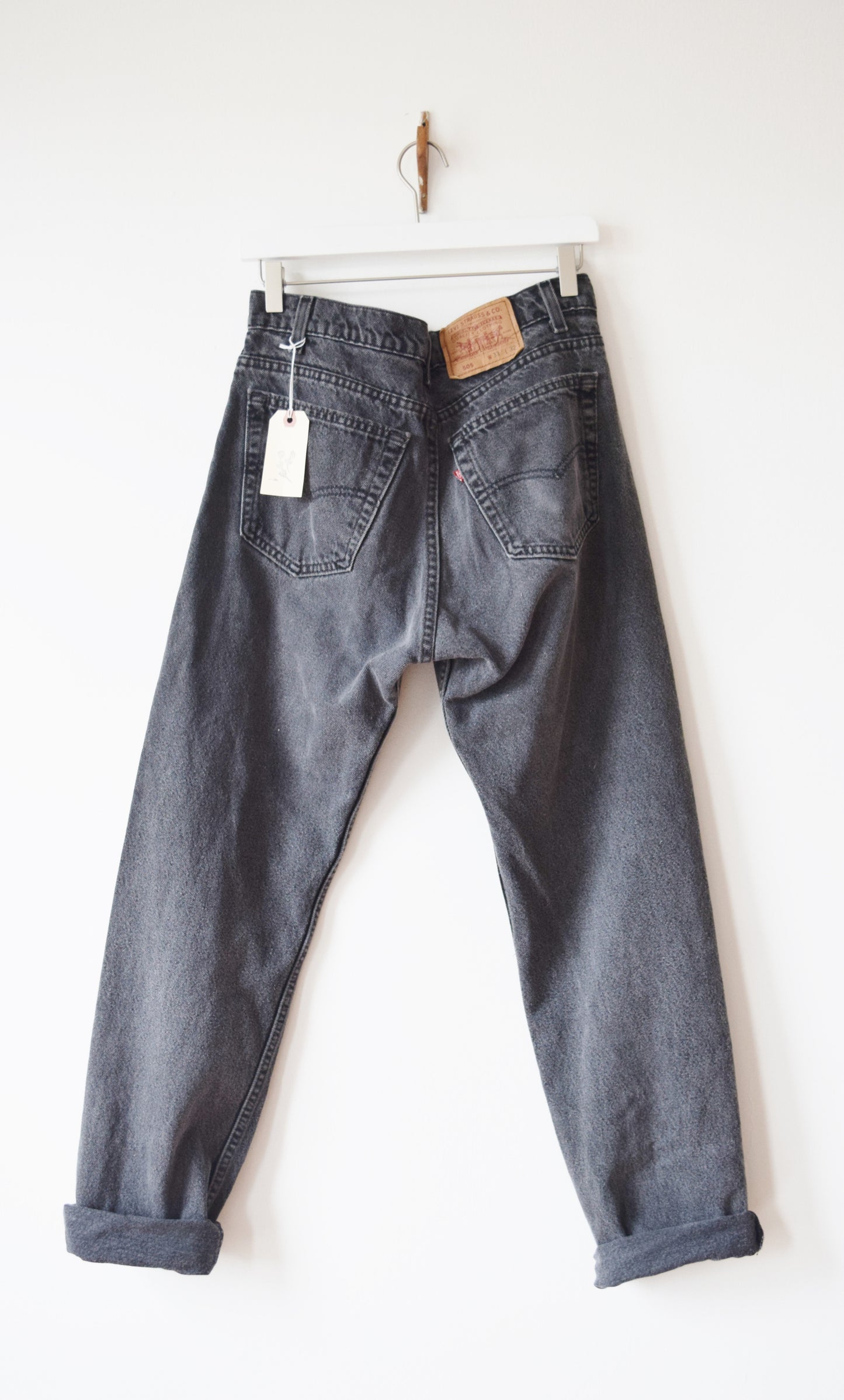 Vintage Levi 505s in Faded Black | 33/31