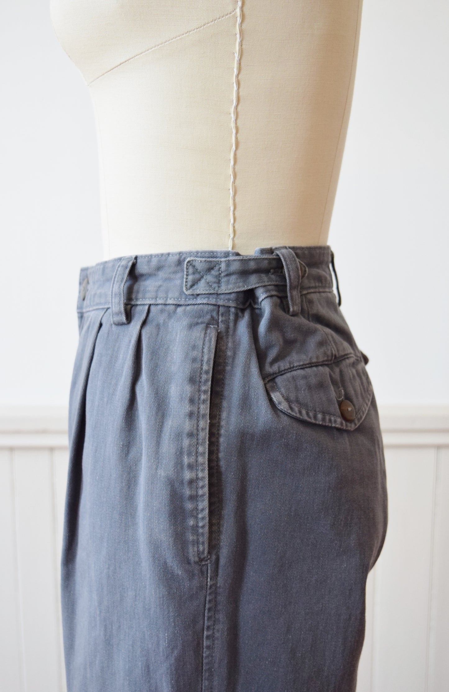 1980s Calvin Klein Workwear Inspired Pants | 26-29" waist