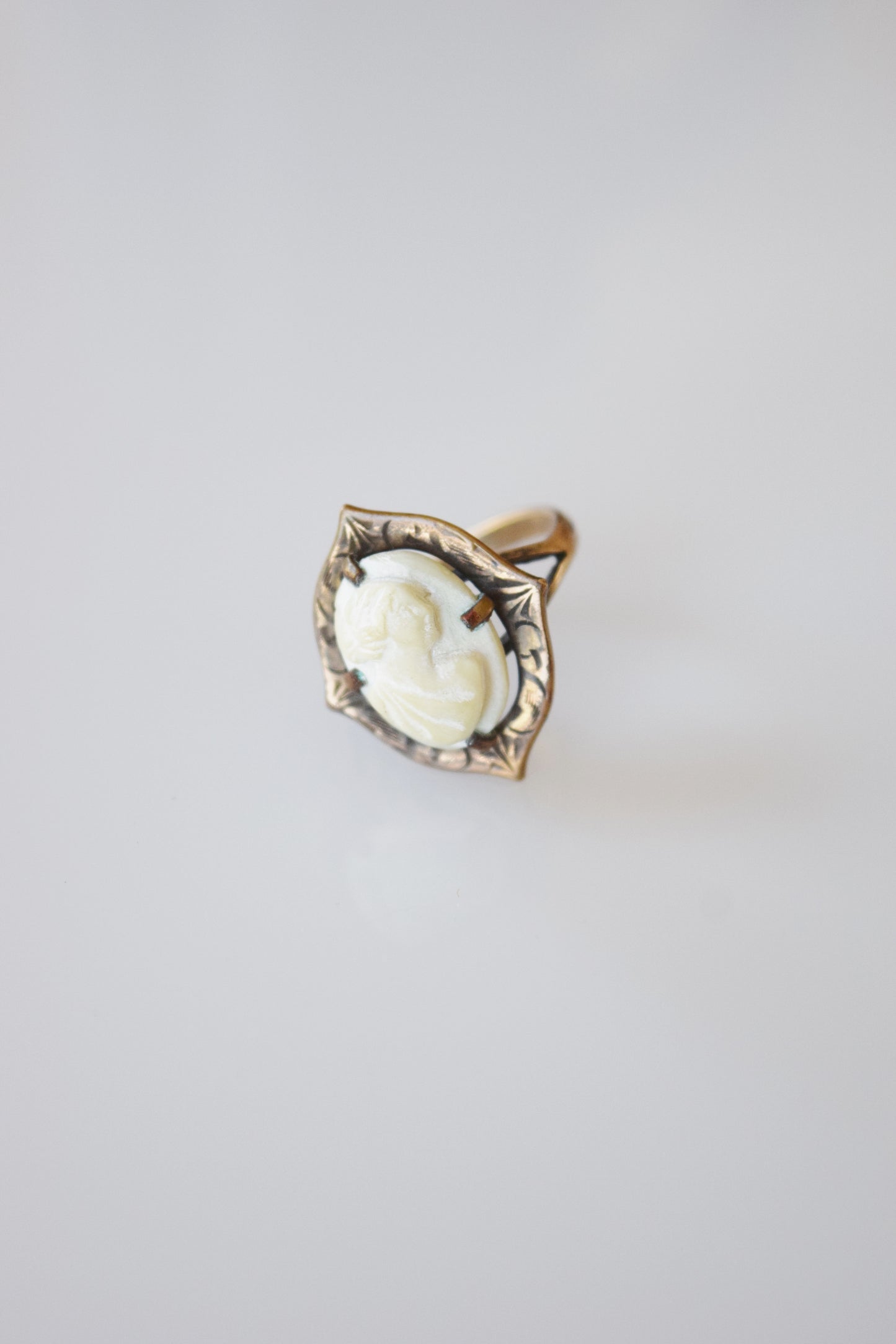 1930s Victorian Revival Cameo Ring