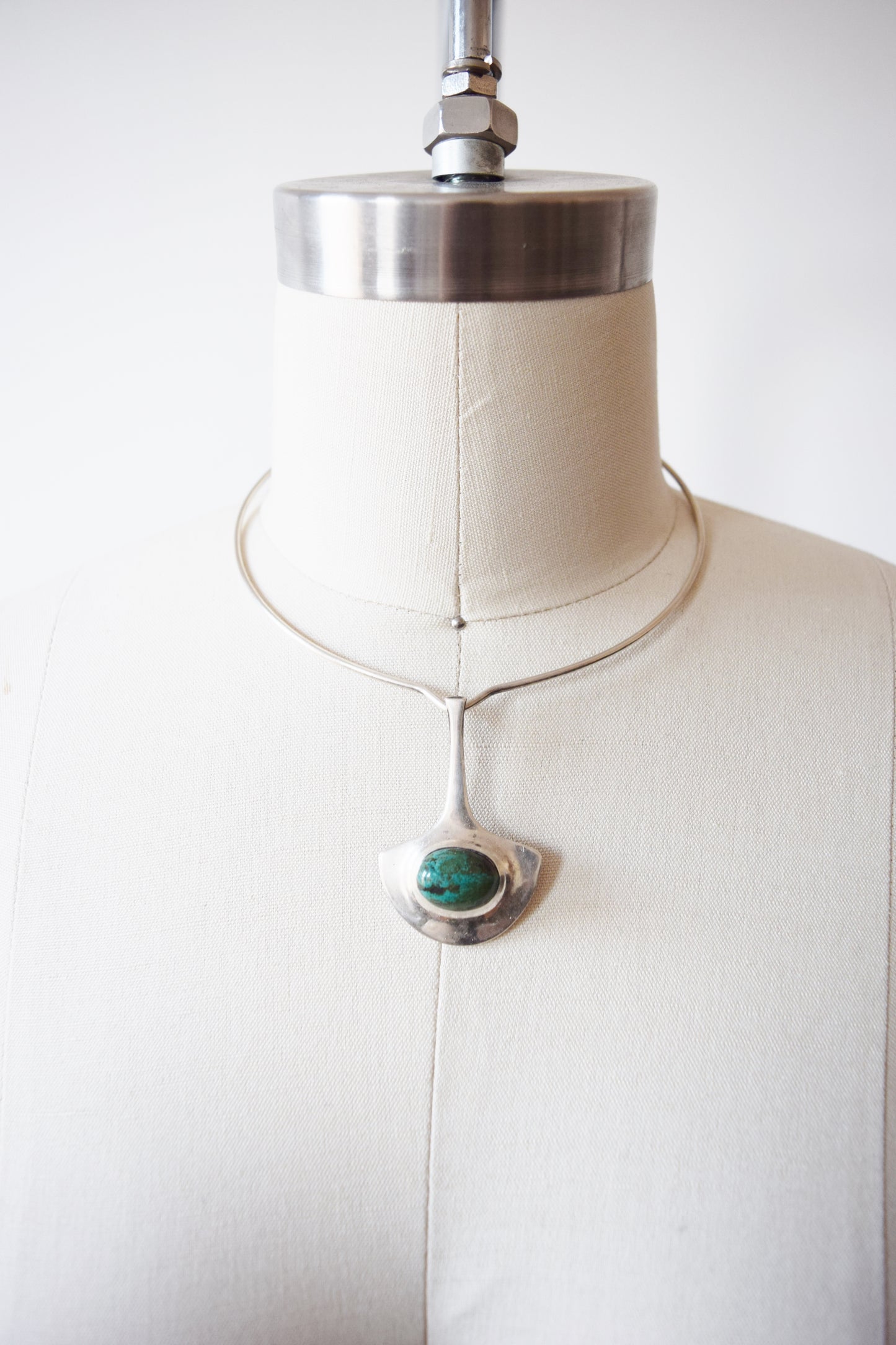 Vintage Silver and Eilat Modernist Necklace