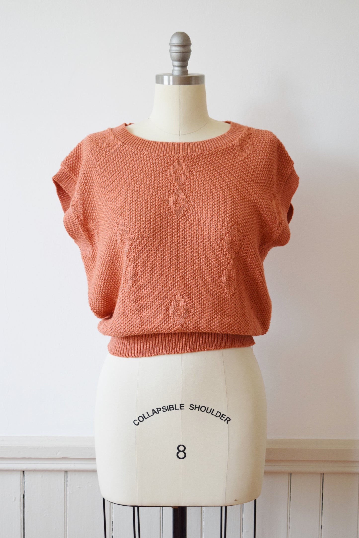 1980s Clay Knit Top