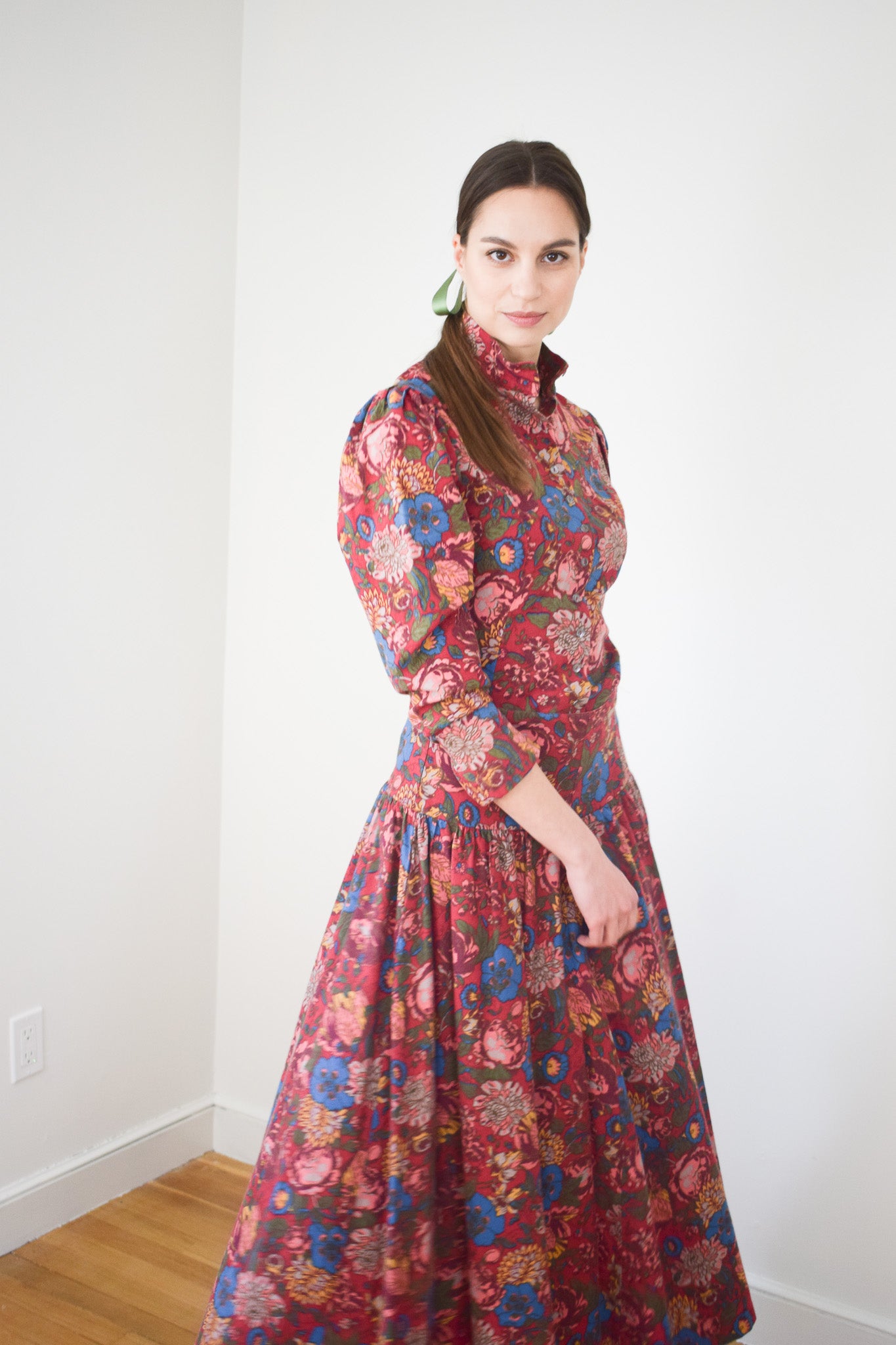 Laura Ashley Floral Print Dress Set | S