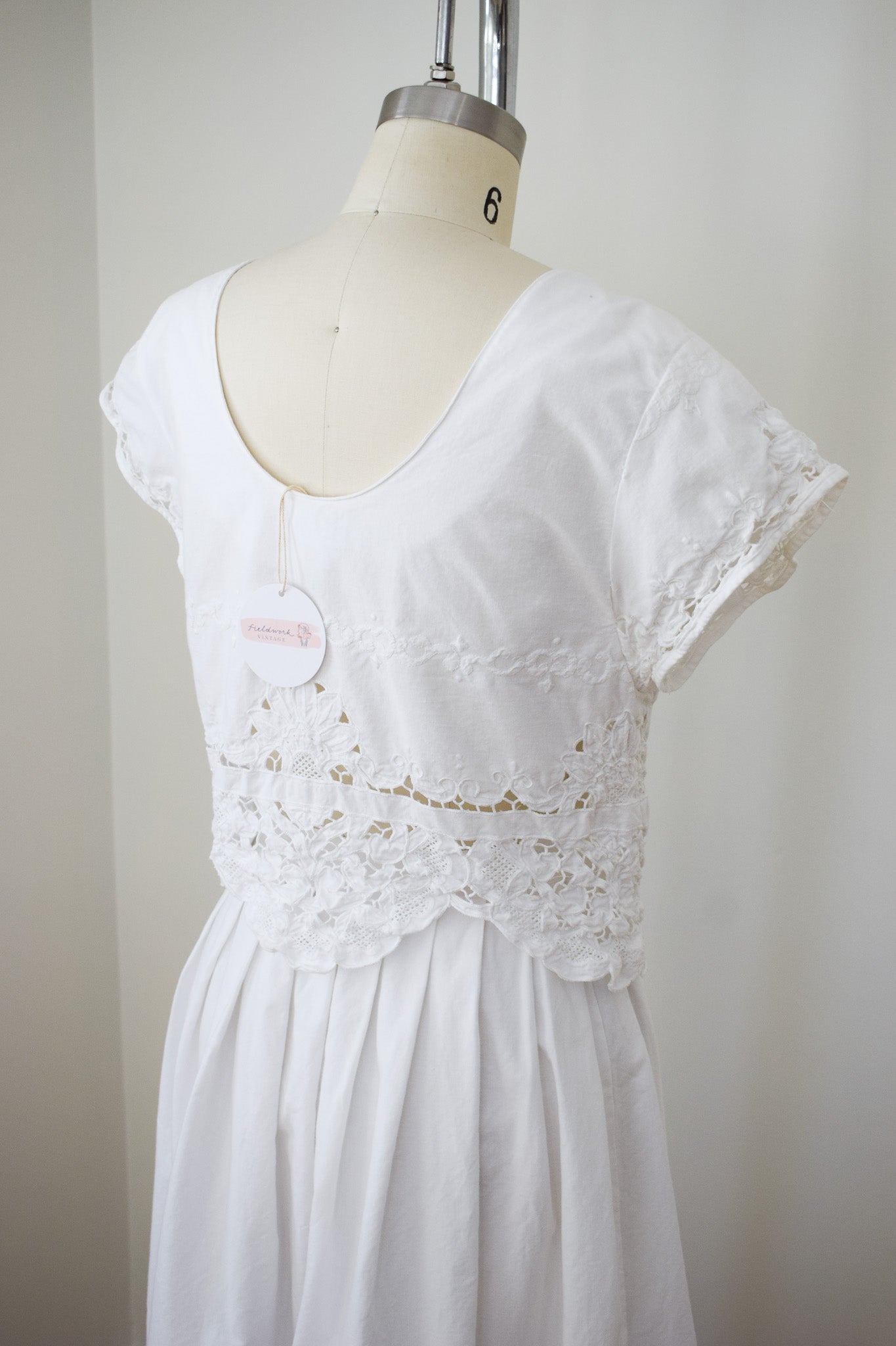 Embroidered Cotton Dress Set | XS/S
