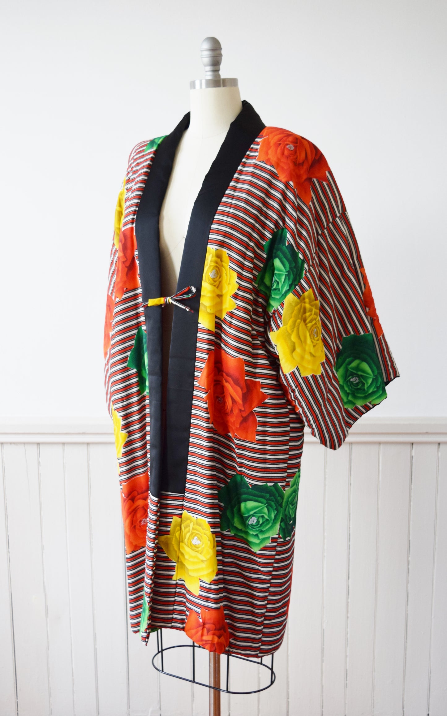 Pop Art Hanten | Quilted Japanese Wrapper / Jacket | L-OS