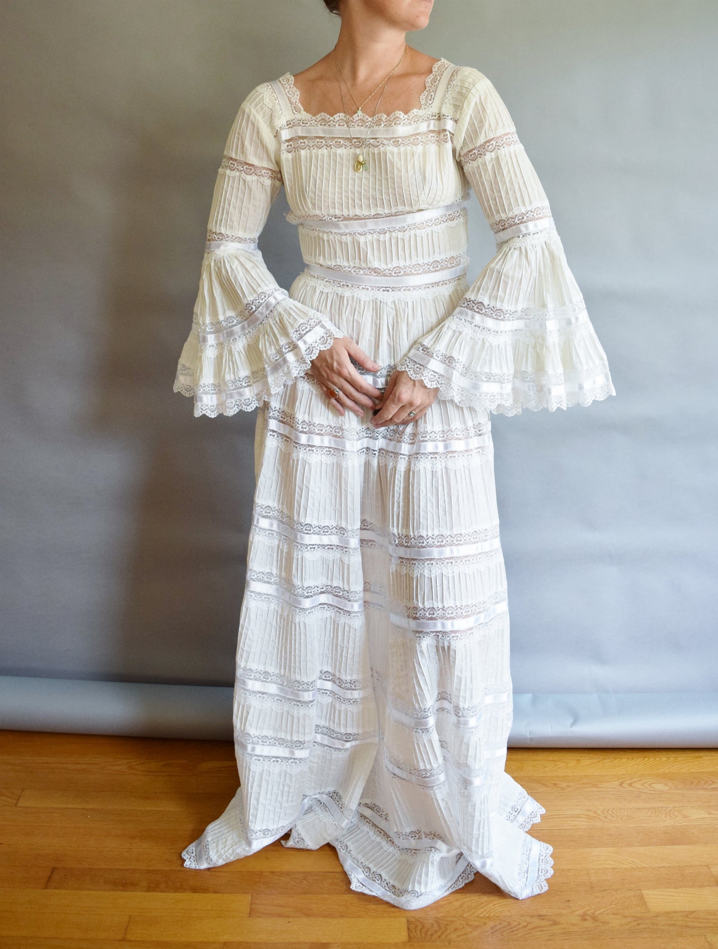 1970s Mexican Wedding Dress