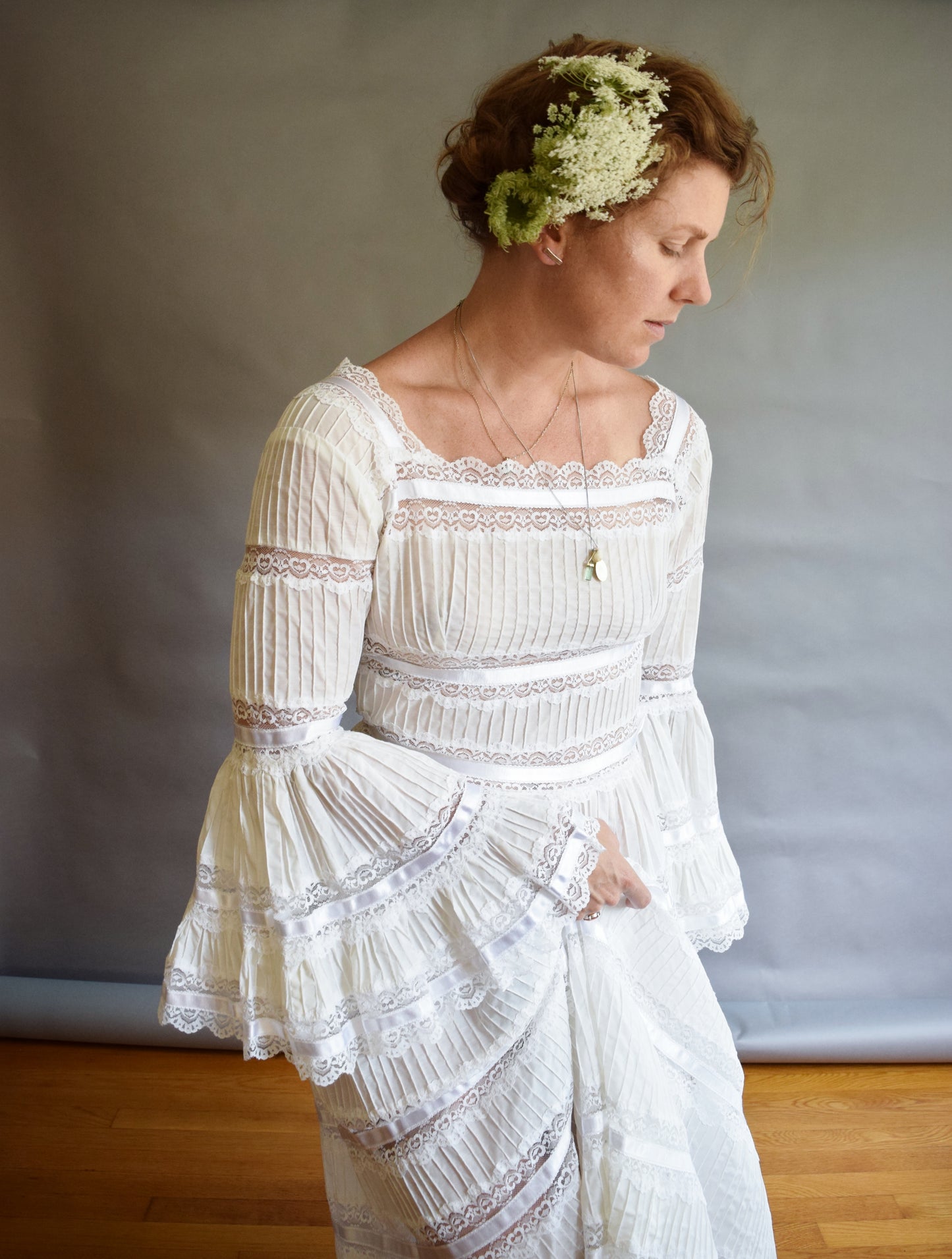 1970s Mexican Wedding Dress