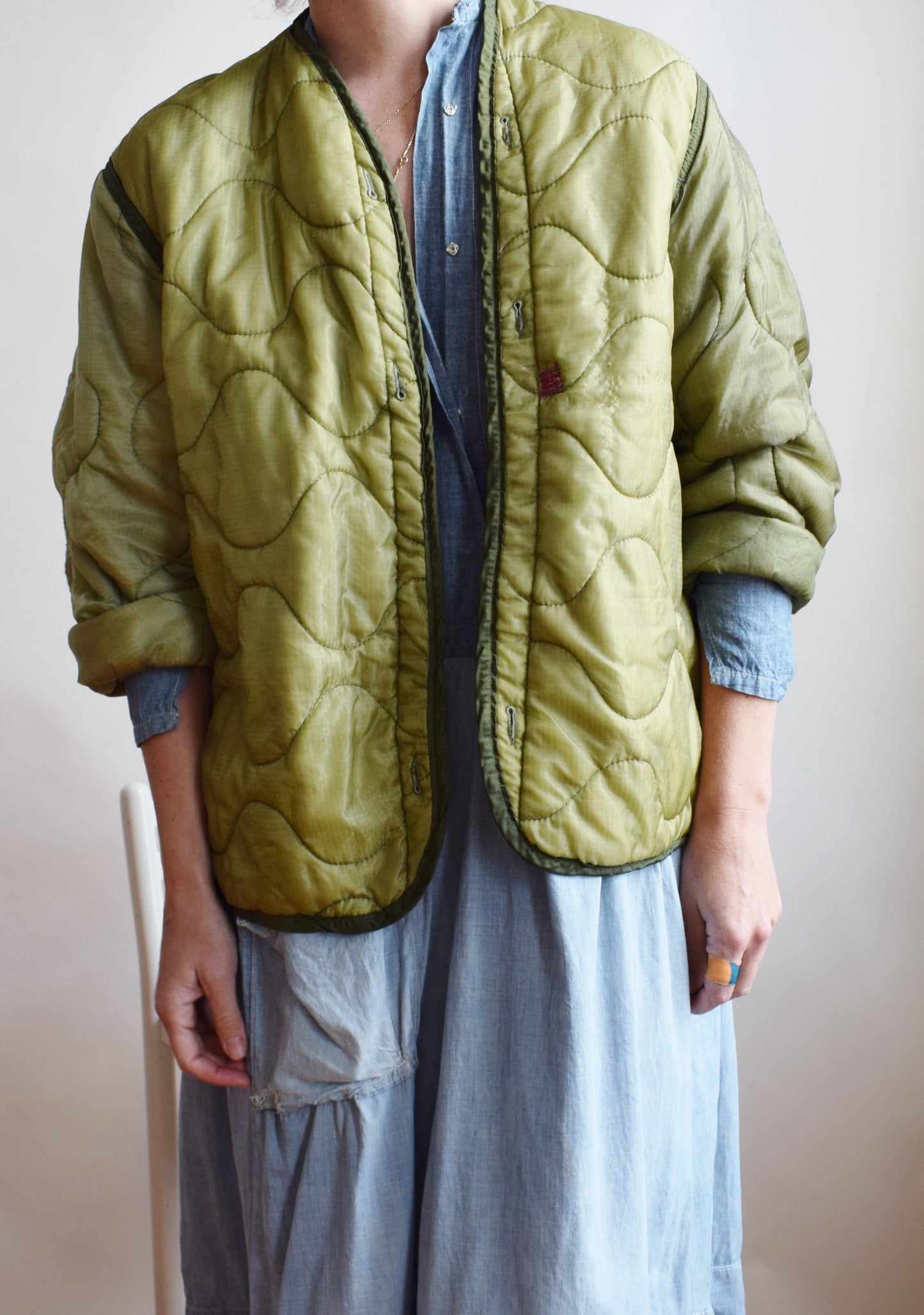 Vintage Military Liner Jacket | 1980s-90s| S/M/L | 1