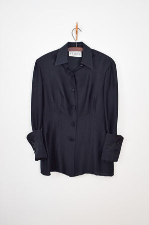 Gianfranco Ferré Cuff Sleeve Blouse | XS/S