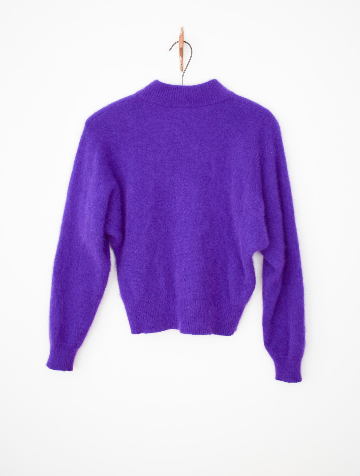 Vintage Violet Purple Angora Sweater | S/M