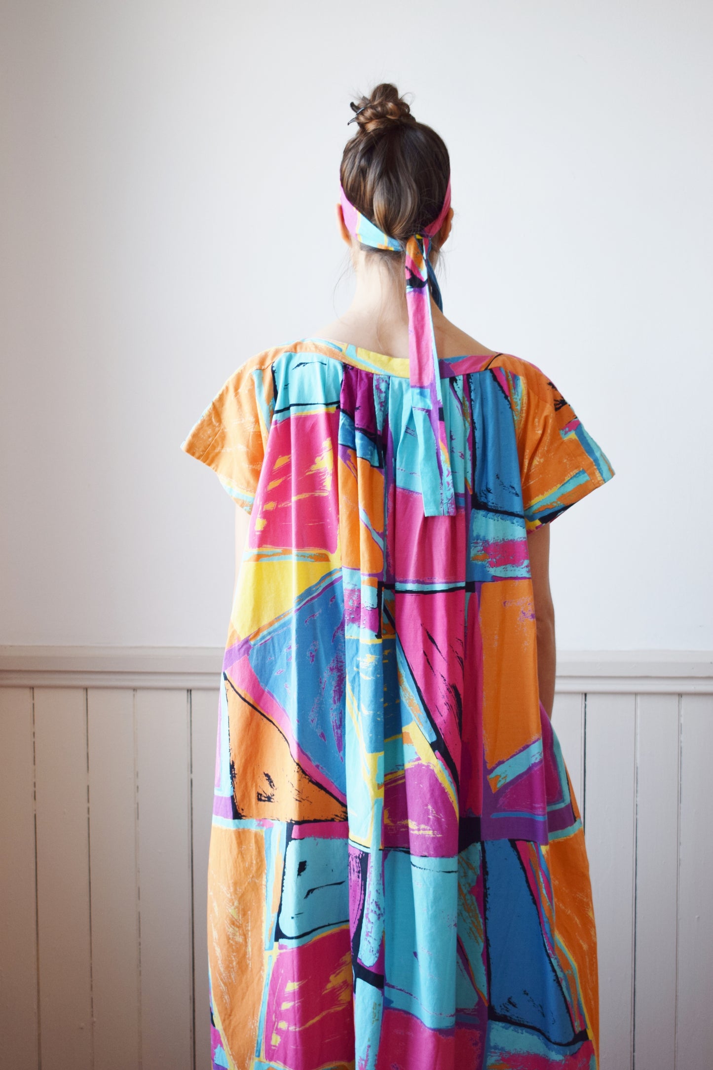 Vintage Marimekko Color Splash Dress | M