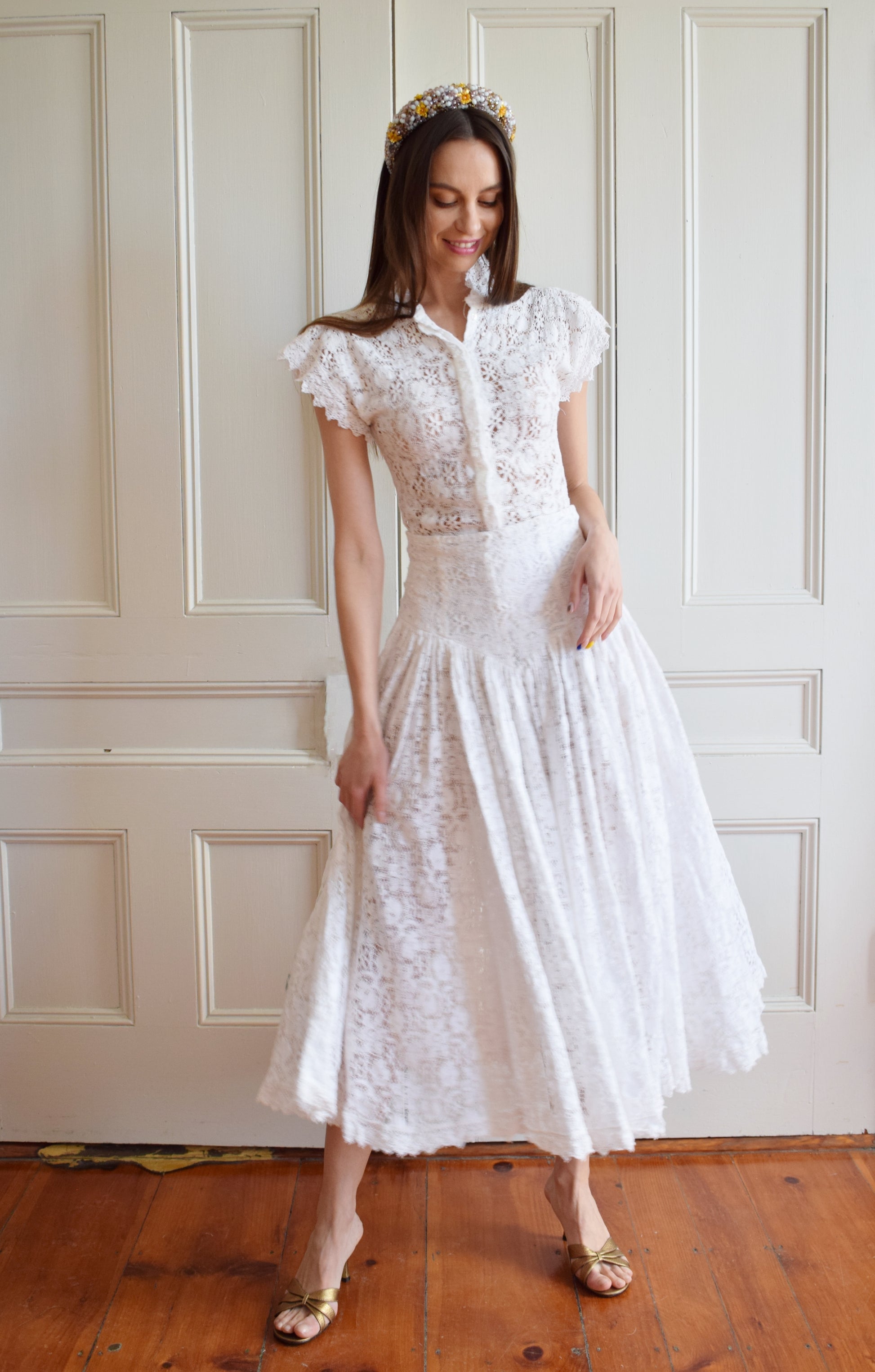 norma kamali crochet dress Obie crochet cotton and linen maxi dress in white - Norma Kamali