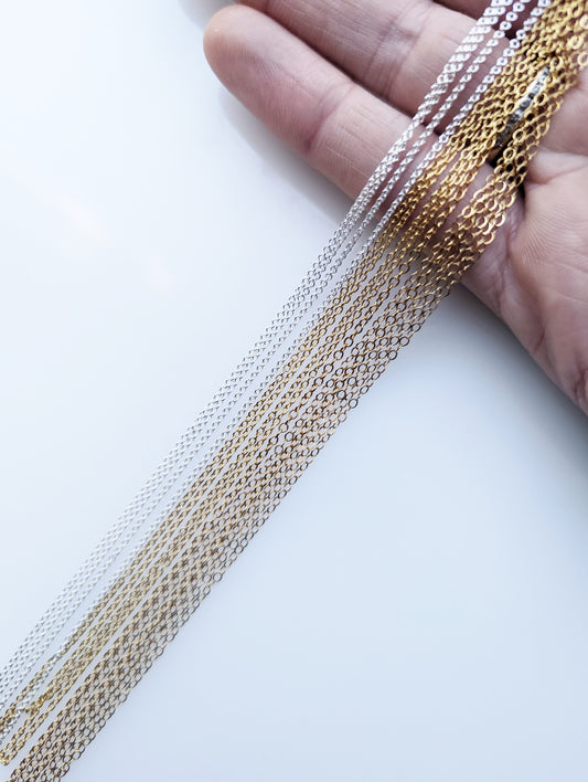 Modern Necklace Chains for Pendants, Lockets, Charms