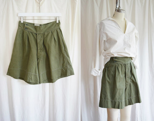 Vintage Mid-Century Ghurka Style Military Issue Shorts